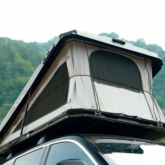 EYRIE Hard Shell Rooftop Tent Quick Setup, Lightweight Overland car Tent