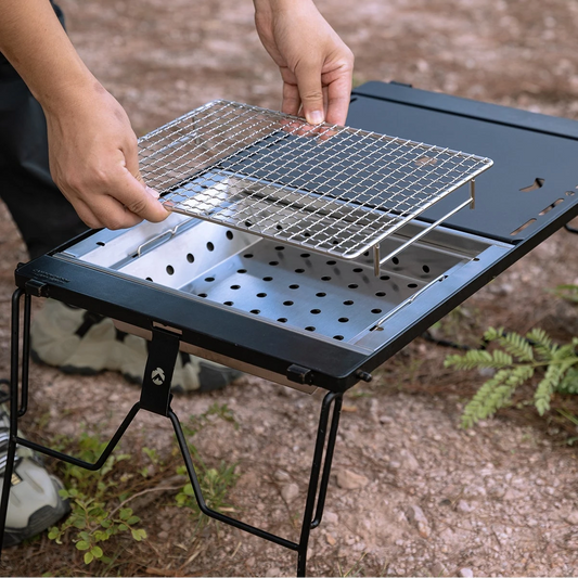 Charcoal Grill for Camping Table – One Unit for Modular Camping Tables