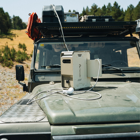 ThermoFlow Portable Camping Shower | Instant Heat