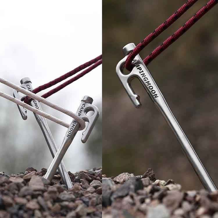 Forged Camp Pegs - 26cm (8pcs) for Ultimate Outdoor Stability
