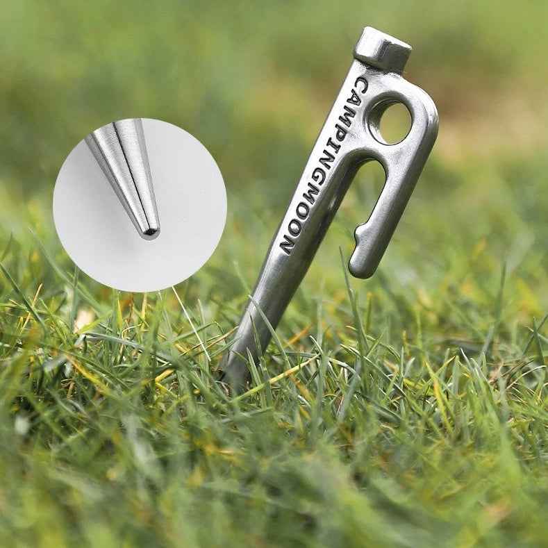 Forged Camp Pegs - 26cm (8pcs) for Ultimate Outdoor Stability