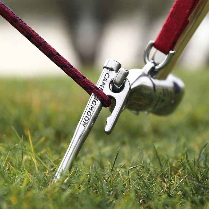 Forged Camp Pegs - 26cm (8pcs) for Ultimate Outdoor Stability