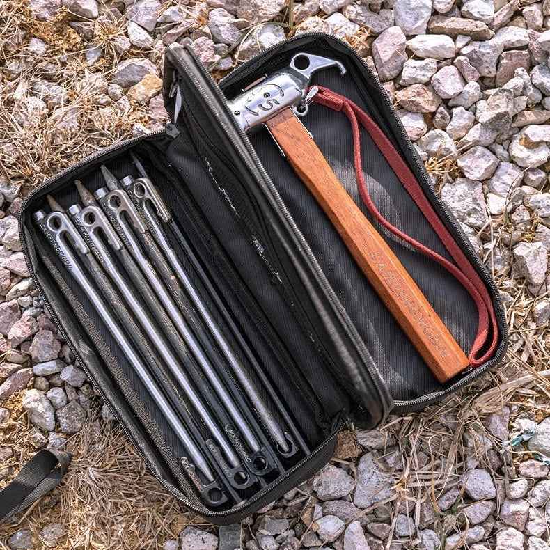 Forged Camp Pegs - 26cm (8pcs) for Ultimate Outdoor Stability