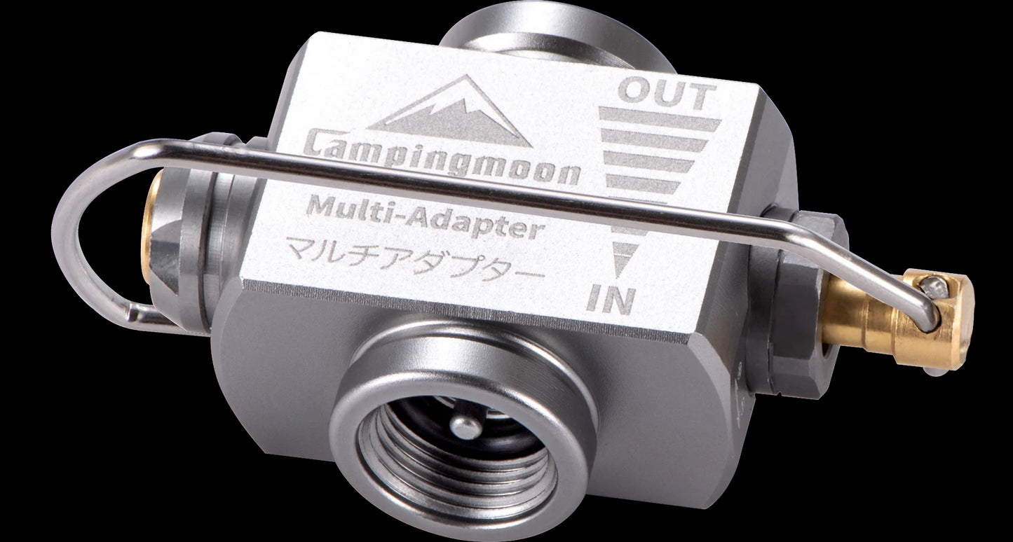 close up of front of Nomadia Accessory Fuel Canister Refill Adapter - camping gear - camping essential