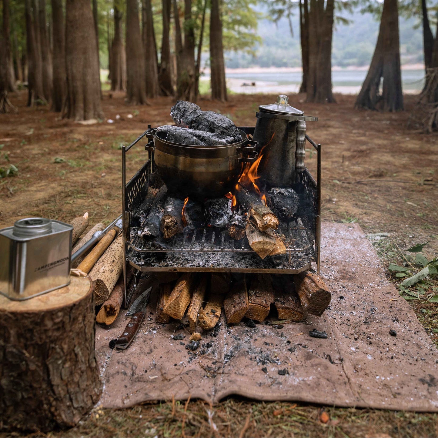 Stainless Steel Camping Coffee Pot
