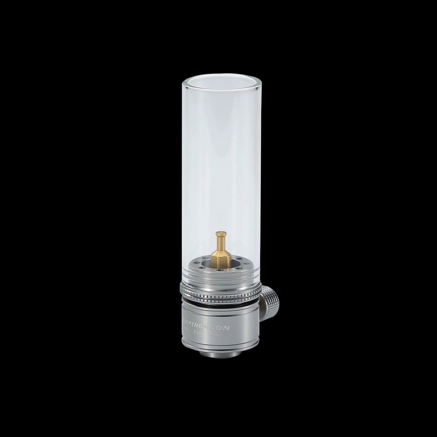 Clear cylindrical light bulb with metallic from Nomadia Camping Light Atmospheric Camping gas Lamp