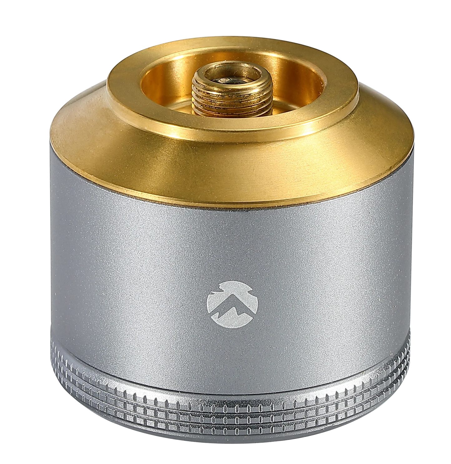 close up of gas canister base for Nomadia Camping Light Candle-Style Gas Camping Lamp Set