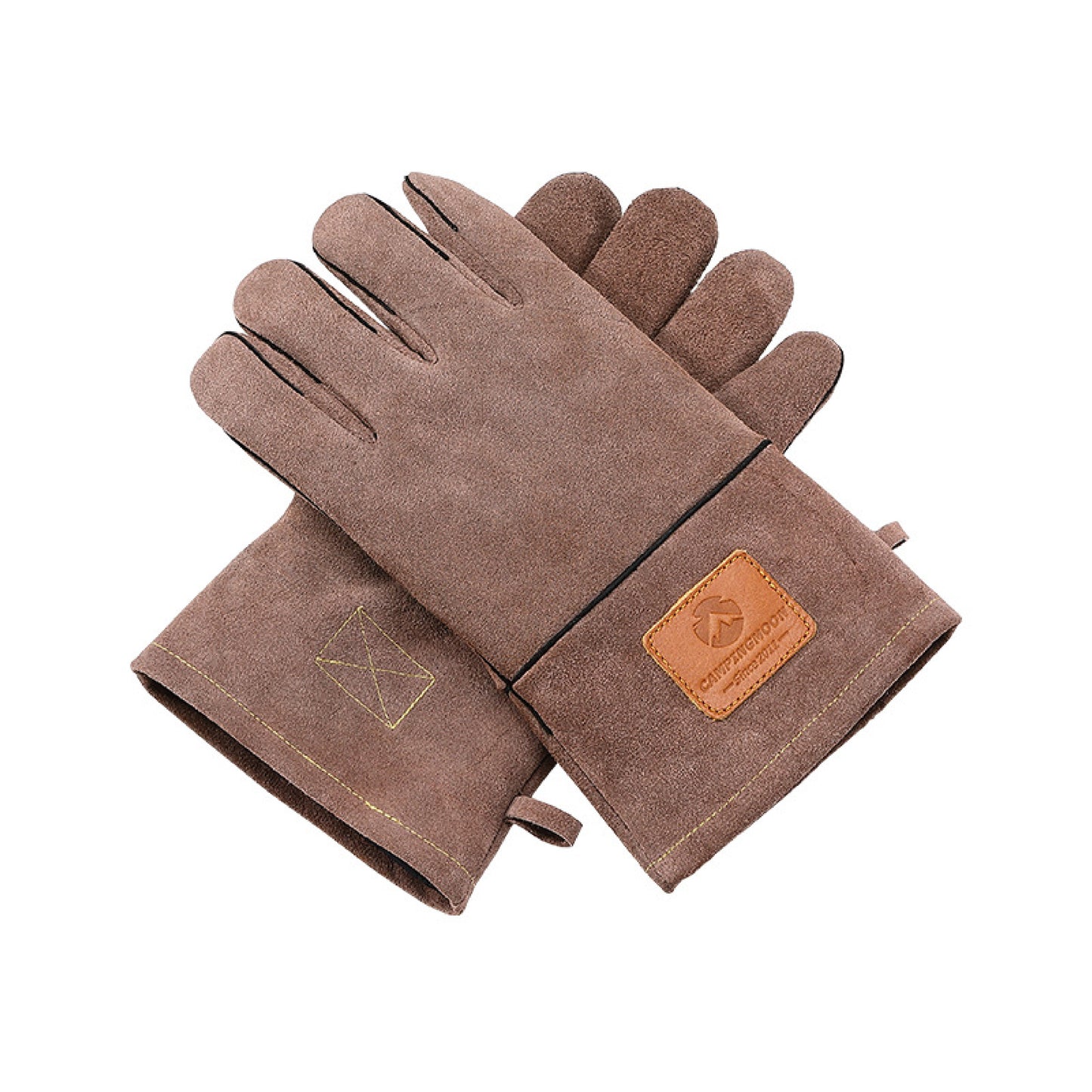 Nomadia Flamo Heavy-Duty Leather Fire Gloves - camping gear - camping essential