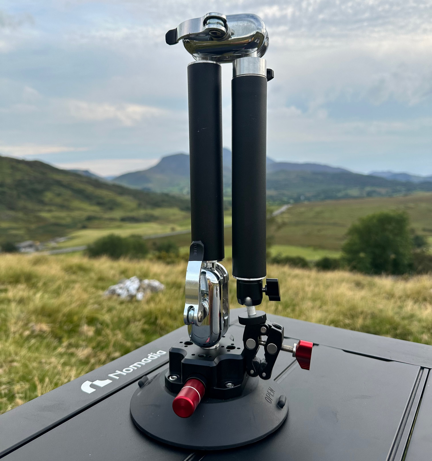 Nomadia FlexMount Suction Arm camping overlanding gear - uk camping - Camera Arm -multi-use with modular head