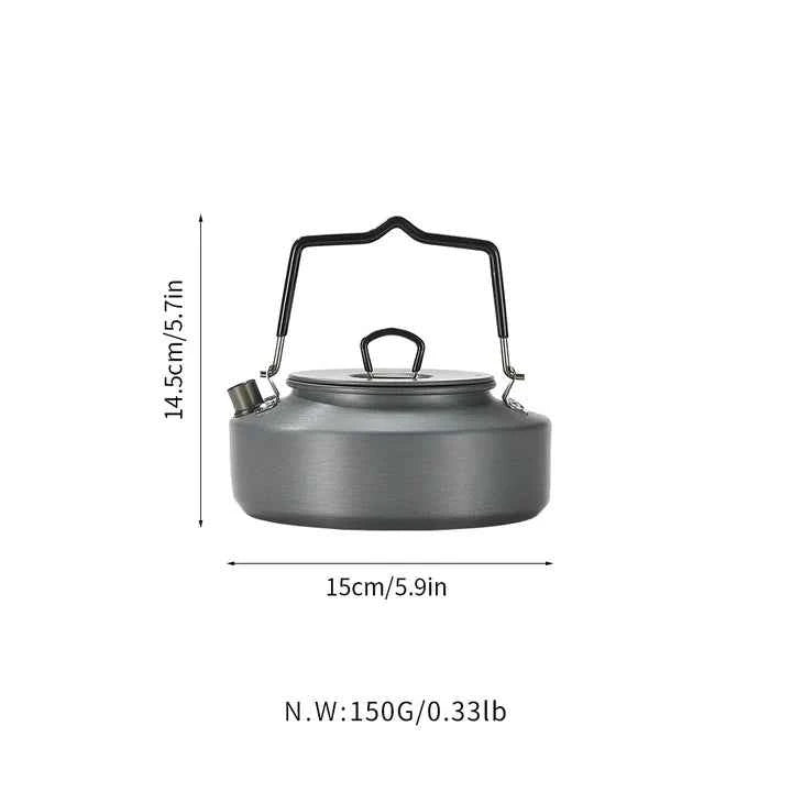 Fast Boiling Lightweight Camping Kettle for Gas Stove