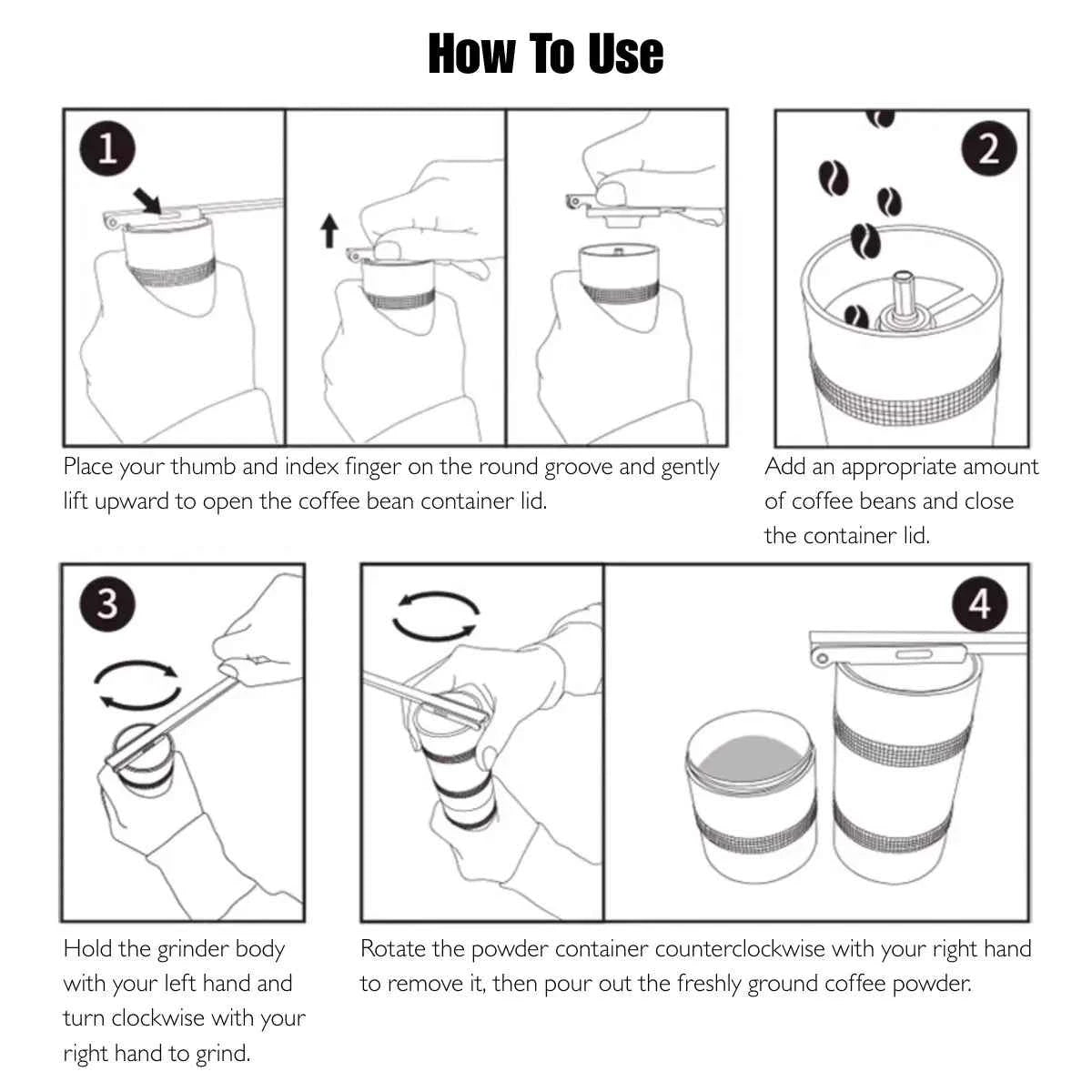 Portable Camping Coffee Grinder for Outdoor Adventures