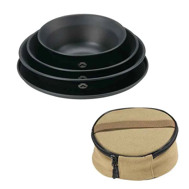 Camping Dish Plate Set - Essential Camping Dish Set for Outdoor Adventures
