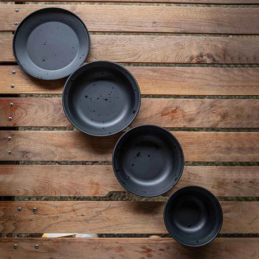 Camping Dish Plate Set - Essential Camping Dish Set for Outdoor Adventures