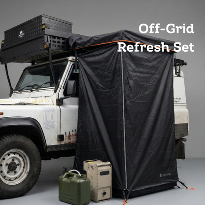 ThermoFlow Shower + Carrier Bag + Shower Tent