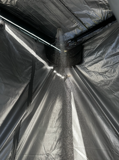 Shower Tent Awning With Roof & Led light 100cm