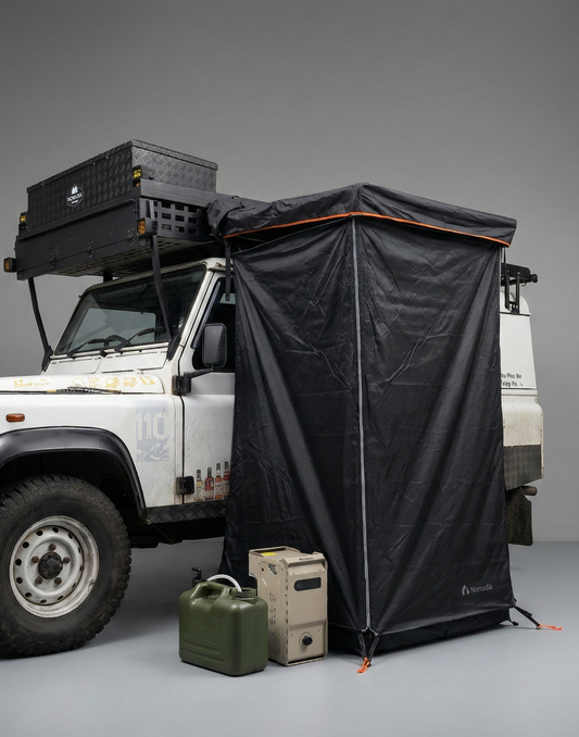 Shower Tent Awning With Roof & Led light 100cm