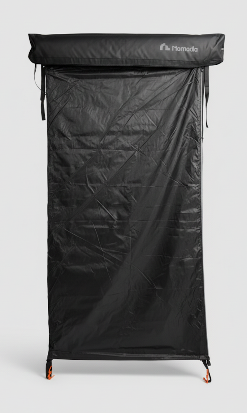 Shower Tent Awning With Roof & Led light 100cm