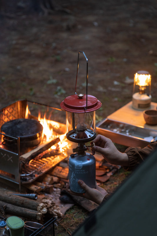 Wild Camping Portable Lightweight Glamping Atmosphere Gas Lamp - firepit -atmospheric camping - camping with style 