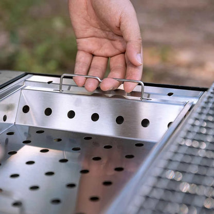 Charcoal Grill for Camping Table – One Unit for Modular Camping Tables