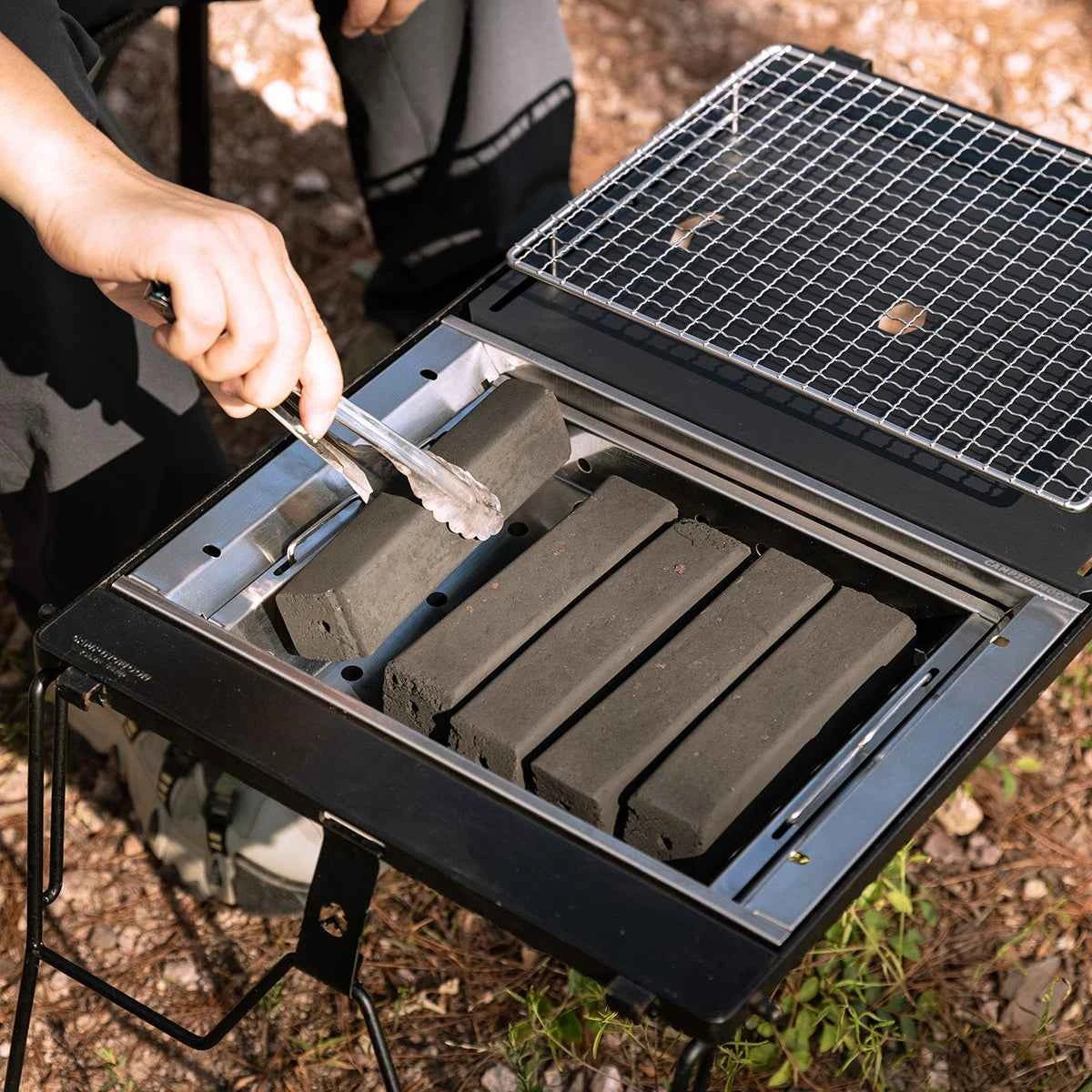 Charcoal Grill for Camping Table – One Unit for Modular Camping Tables