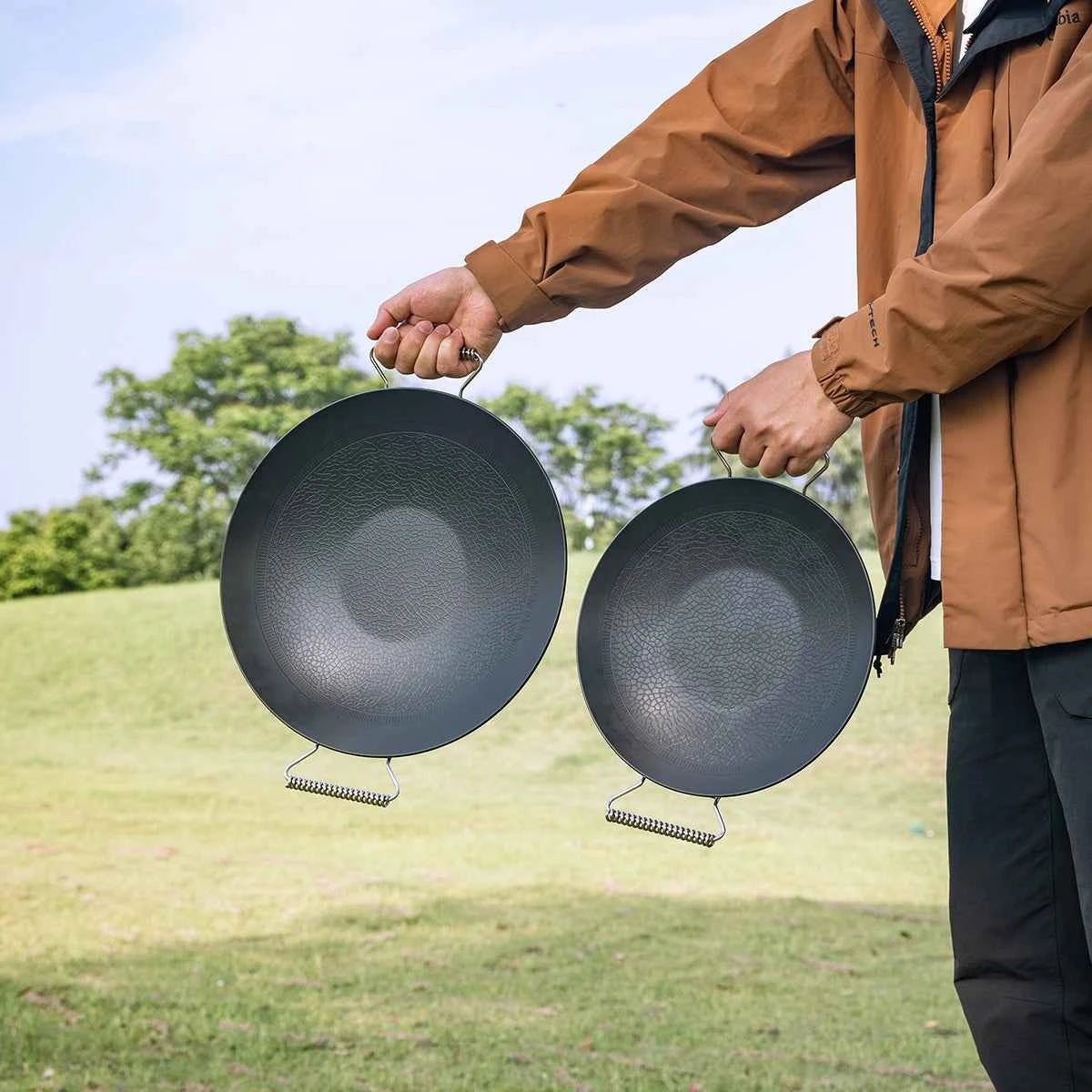 Premium Grill Pan for Camping and Outdoor Cooking