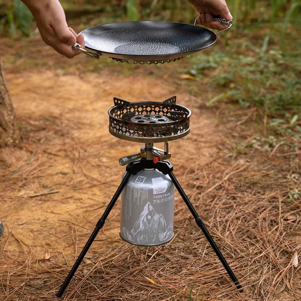 Premium Grill Pan for Camping and Outdoor Cooking