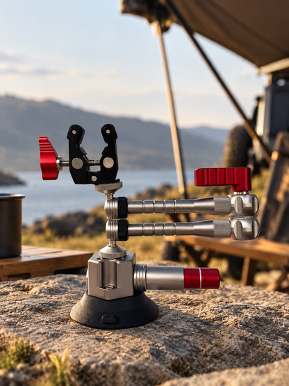 FlexArm Suction Mount | 3" Vacuum Base - Versatile Outdoor Accessory for All Your Needs