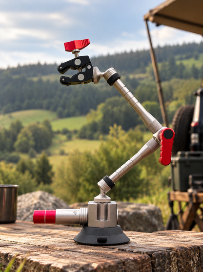 FlexArm Suction Mount | 3" Vacuum Base - Versatile Outdoor Accessory for All Your Needs