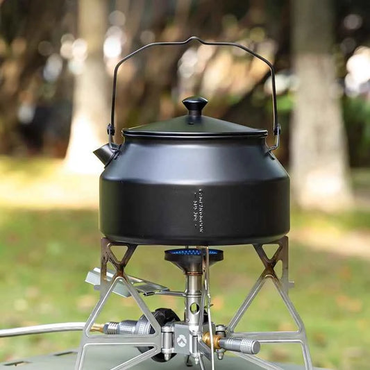 Black Outdoor Kettle 1L for Camping