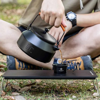 Black Outdoor Kettle 1L for Camping
