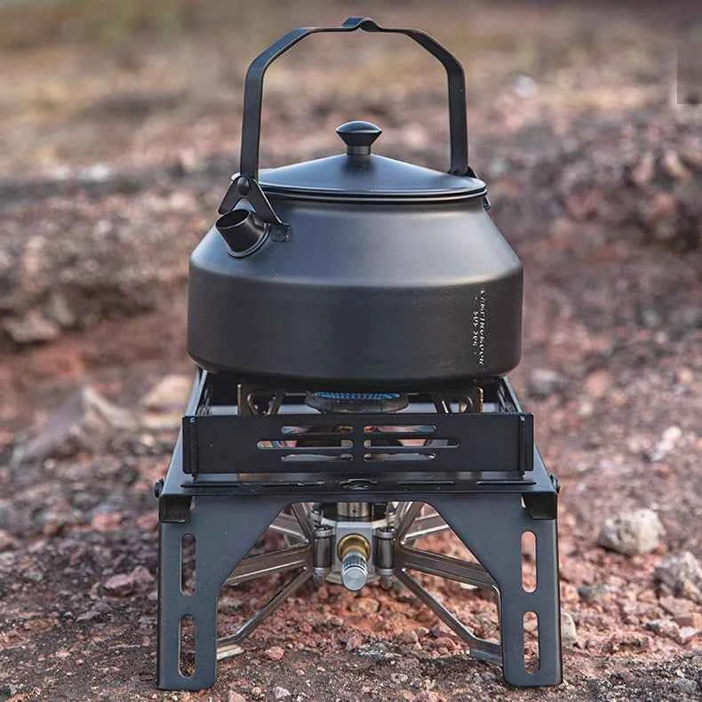 Black Outdoor Kettle 1L for Camping