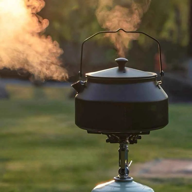 Black Outdoor Kettle 1L for Camping