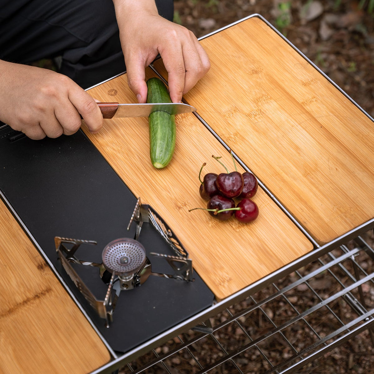 Nomadia CampStation Bamboo Chopping Board - Eco-Friendly Modular Kitchen Essential