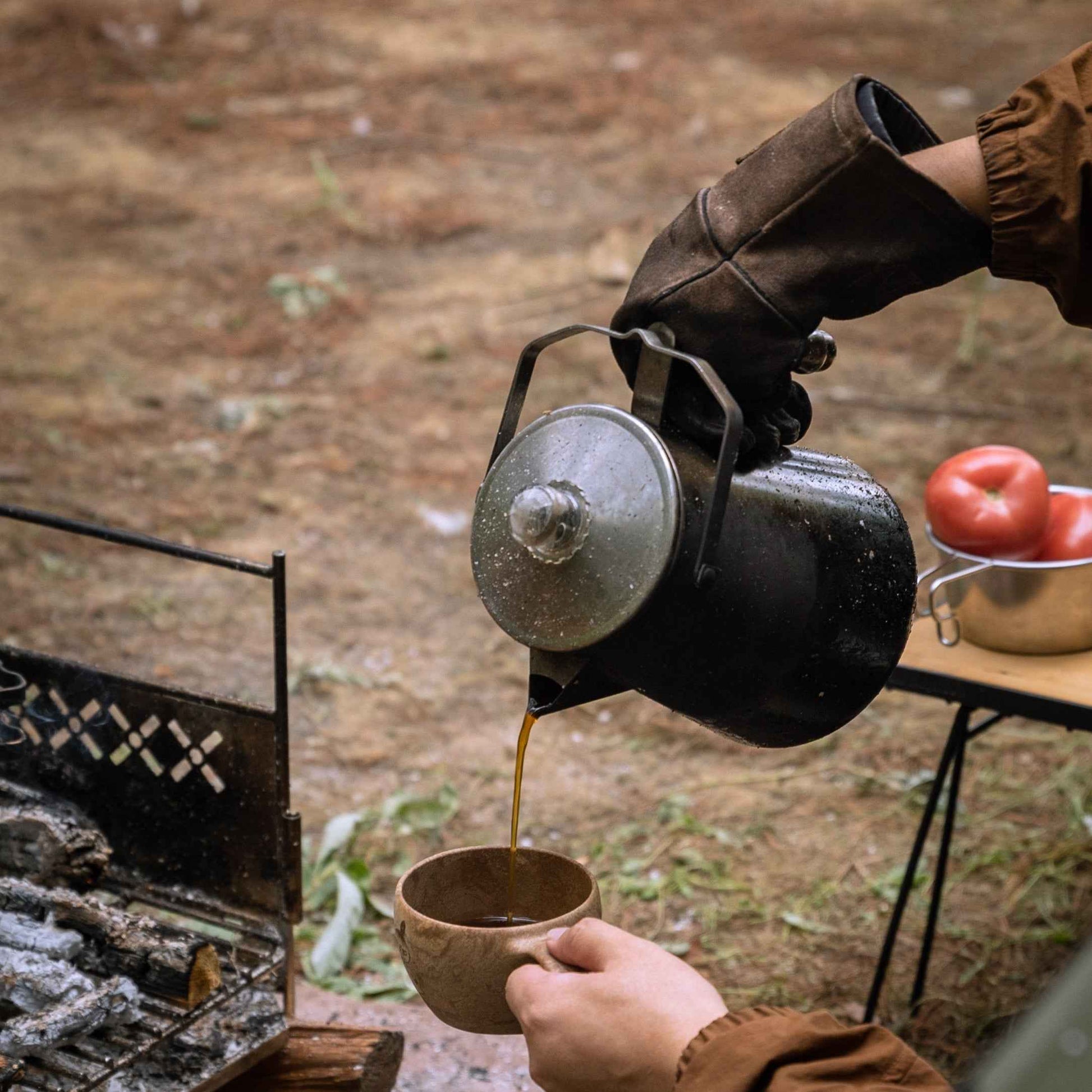 camping coffee Stainless Steel Camping Coffee Pot