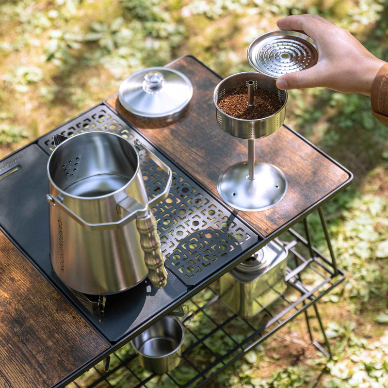 Stainless Steel Camping Coffee Pot