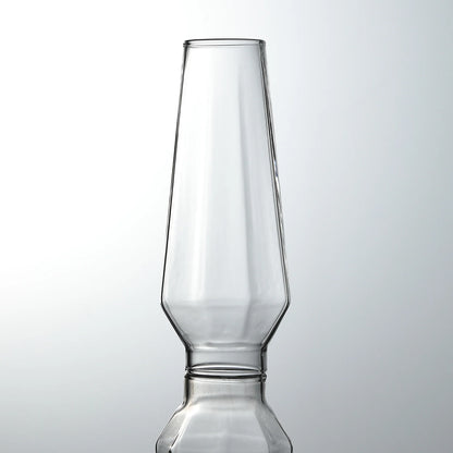 close up of a Clear glass camping light bulb for camping outdoor and indoor atmosphere