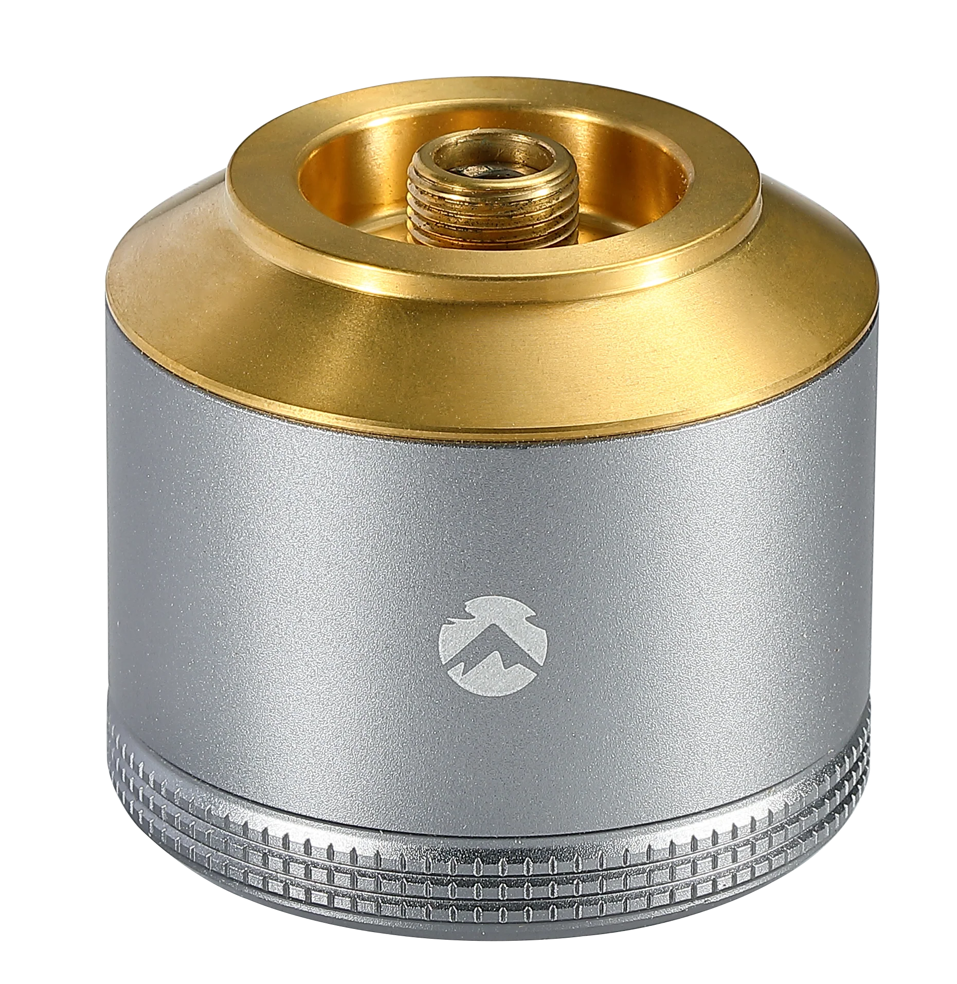 close up of gas canister base for Nomadia Camping Light Candle-Style Gas Camping Lamp Set