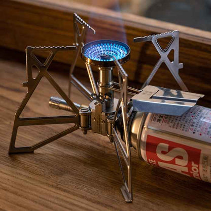 TurboHeat Camping Stove - Lightweight Folding Design for Effortless Outdoor Cooking