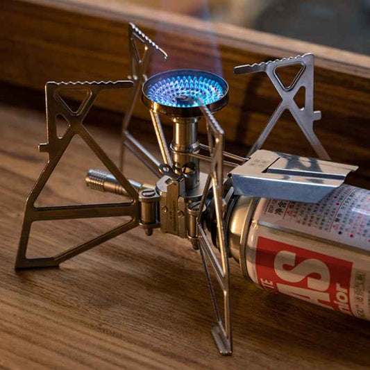 TurboHeat Camping Stove - Lightweight Folding Design for Effortless Outdoor Cooking