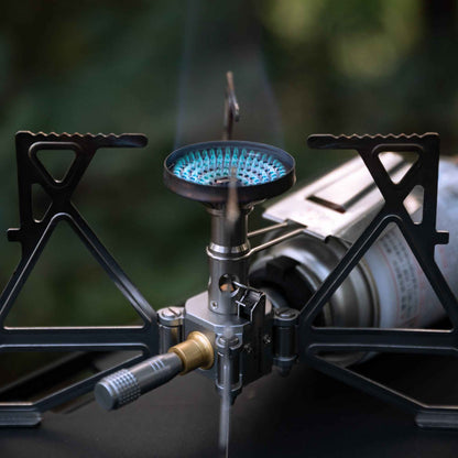 TurboHeat Camping Stove - Lightweight Folding Design for Effortless Outdoor Cooking