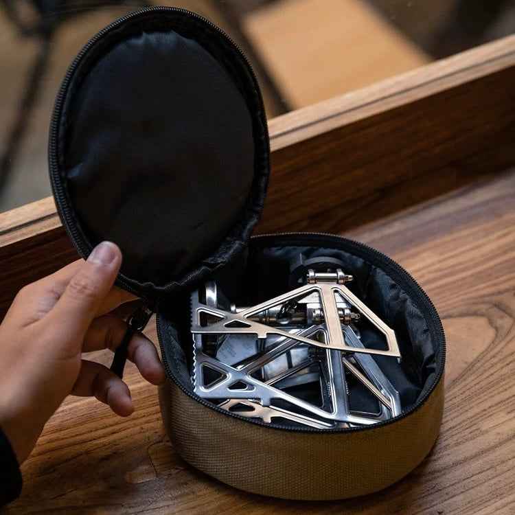 TurboHeat Camping Stove - Lightweight Folding Design for Effortless Outdoor Cooking