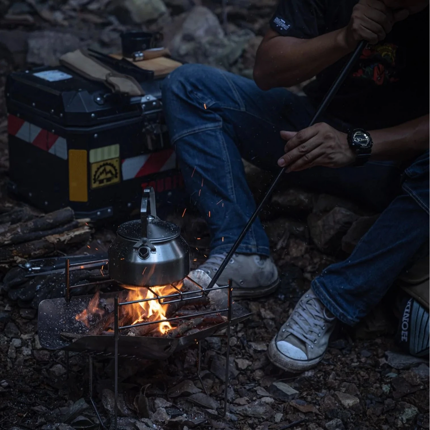 Portable Fire Blowing Stick for Efficient Fire Starting and Camping Adventures