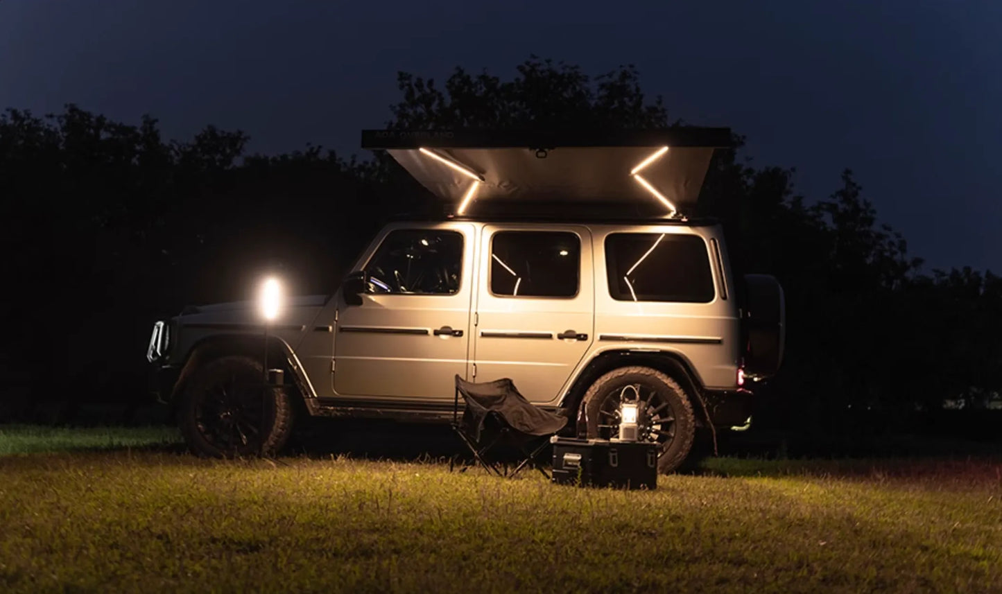 EYRIE Rooftop Tent + GLIDE Side Awning