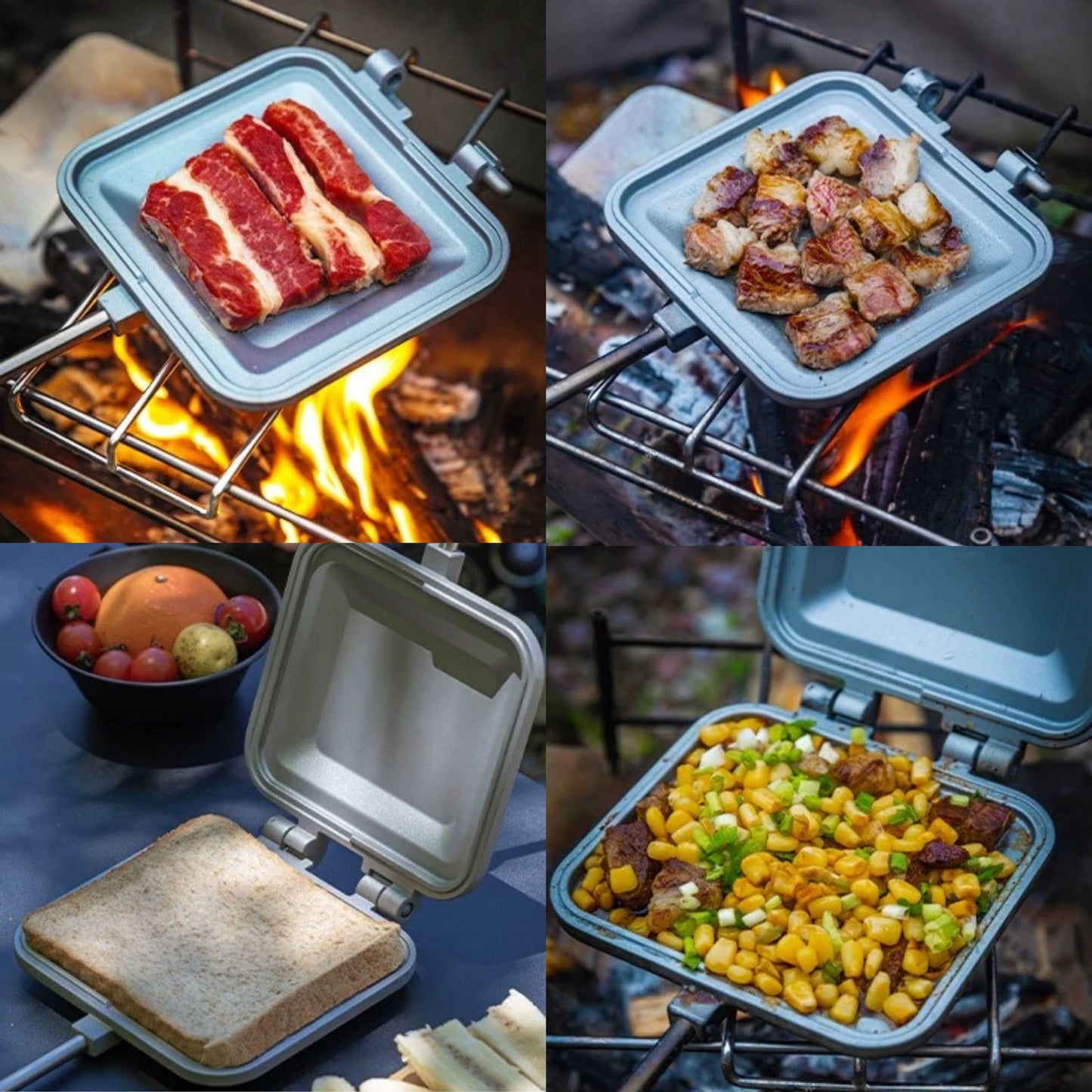 Multi-Purpose Frying Pan for Perfect Sandwiches and More