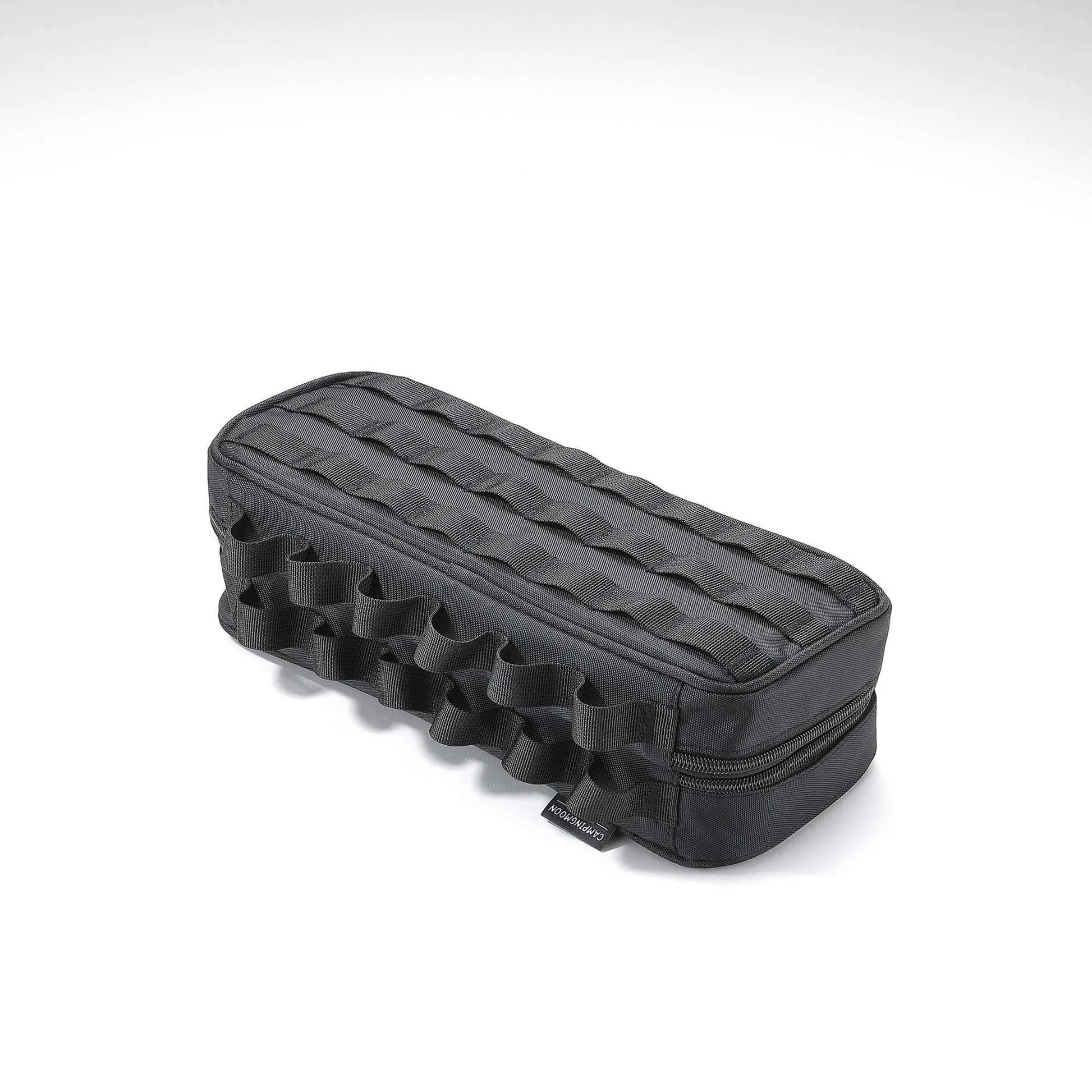 Black Tactical Bag - Double Layer Versatile Handy Tool Bag for Outdoor Adventures