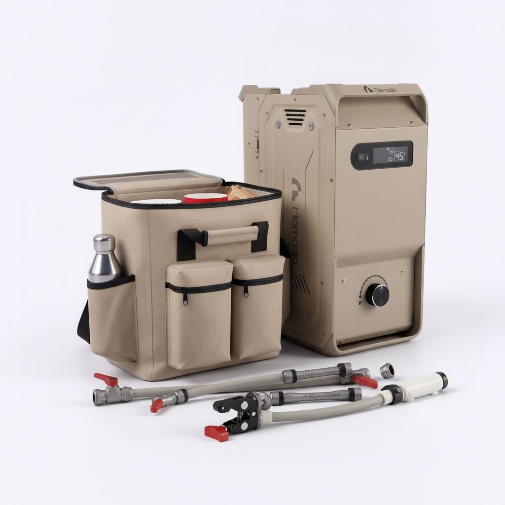 ThermoFlow Portable Camping Shower | Instant Heat